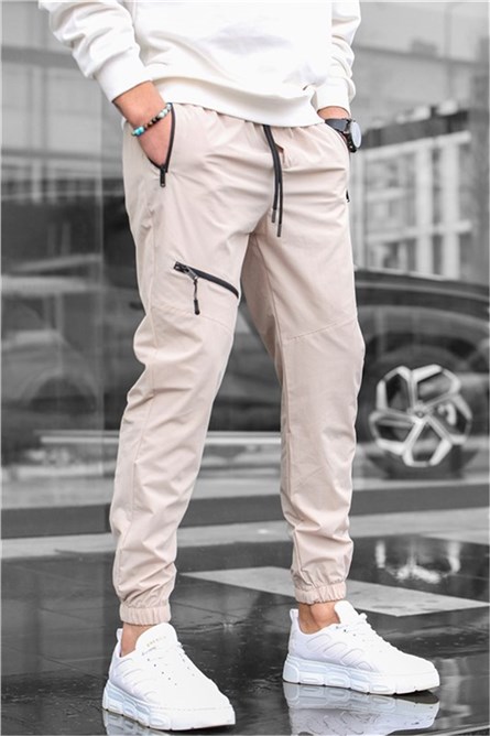 Men's sports trousers - Beige #328771