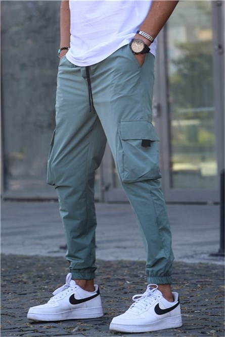 Men's sports trousers 5461 - Dark green #333666