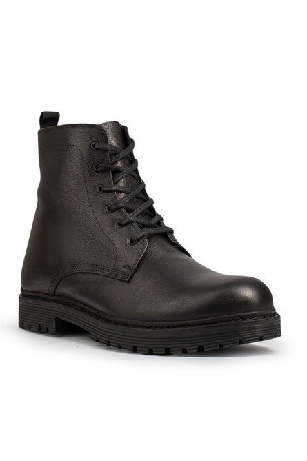 Men's leather boots - Black 2021083460