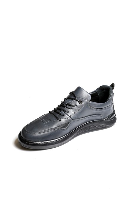Men's Real Leather Shoes - Grey #20210834591