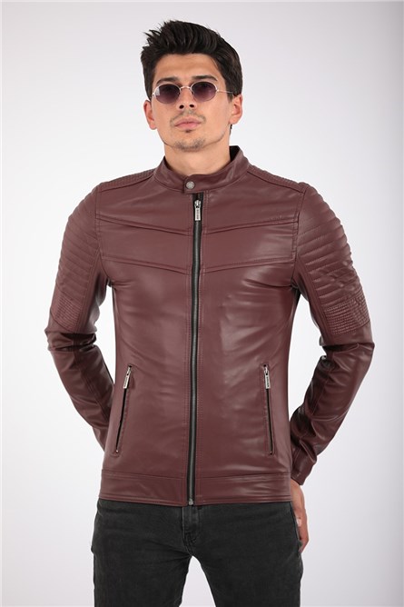 Men's Jacket - Burgundy #2021083173