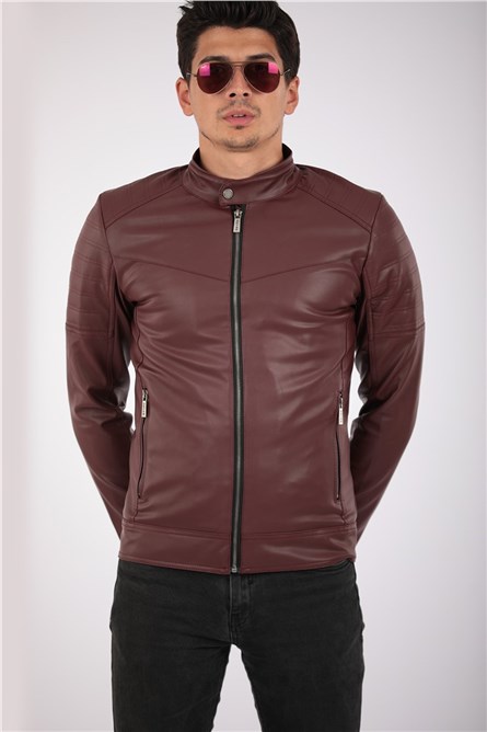 Men's Jacket - Burgundy #2021083178