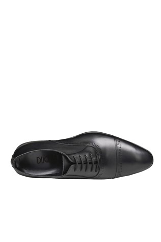 Ducavelli Men's Real Leather Oxfords - Black #202086
