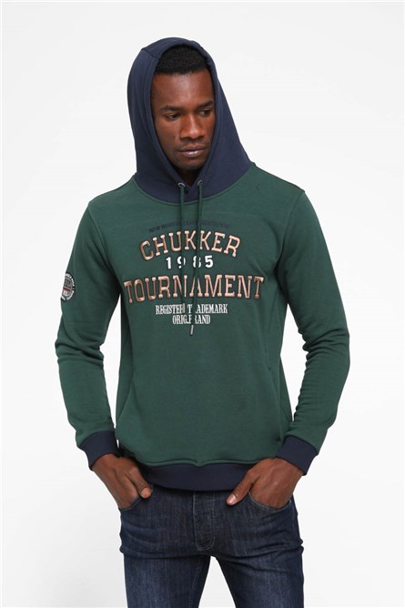 Men's Hoodie - 64009 - Green - 99999726 #266811