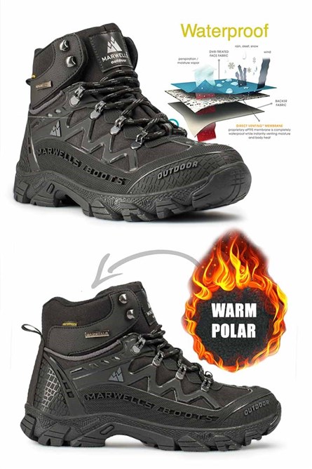 Men's hiking boots - Black 2021083212