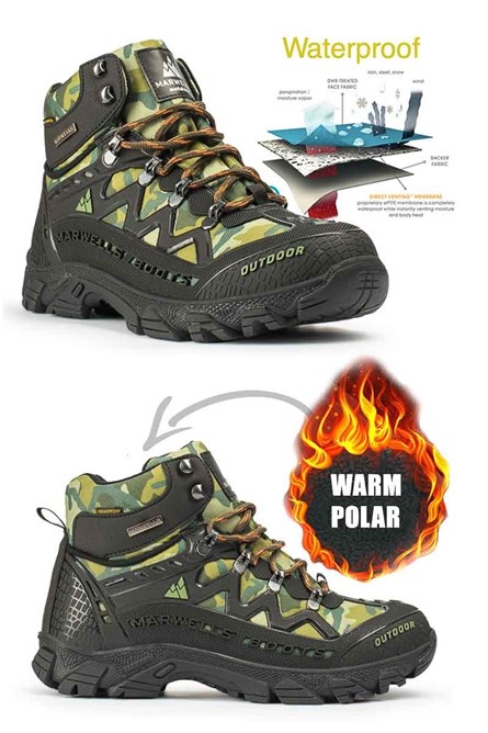 Men's hiking boots - Green 2021083216