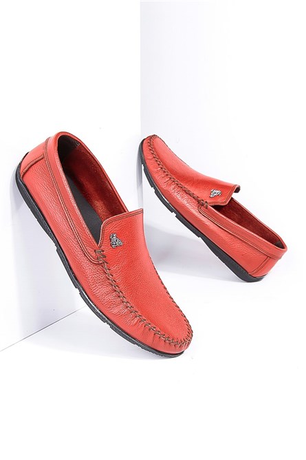 GPC POLO Férfi cipő Valódi bőr - Piros - 795965706