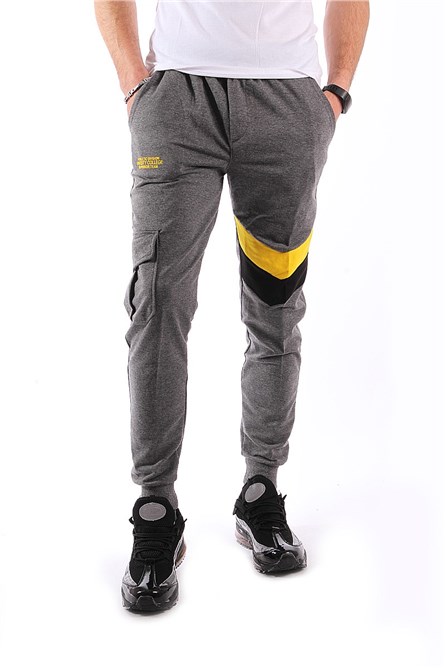 Madmext Men's Jogger - Grey #810944676