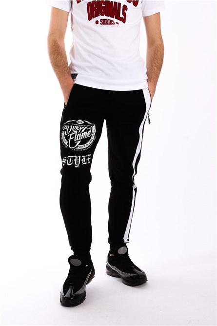 Madmext Men's Jogger - Black #81094480