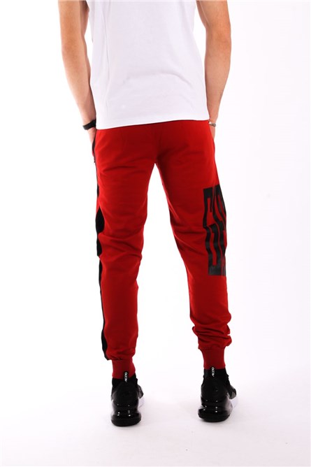 Madmext Men's Jogger - Red #81094489