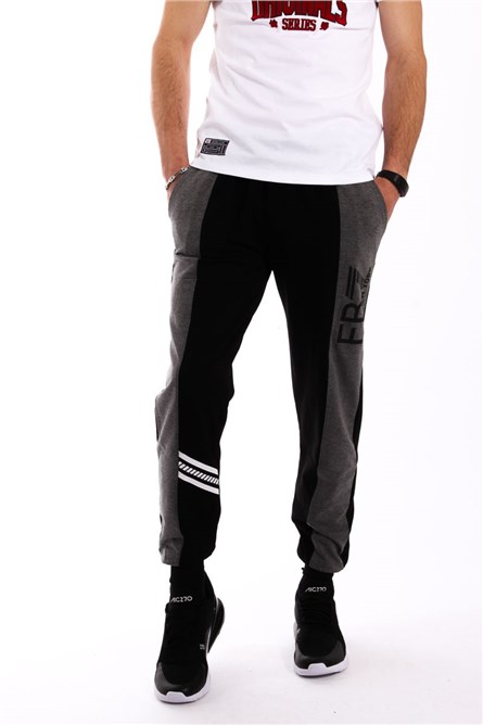 Madmext Men's Jogger - Black, Grey #81094496