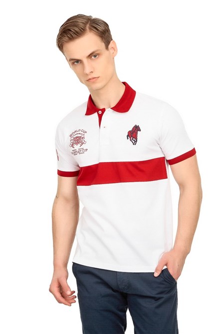 GPC Men's T-Shirt - Red, White #21156883