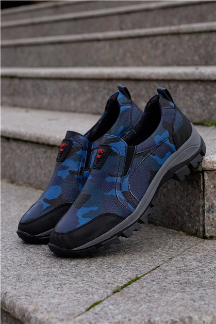 GPC Men's Travel Shoes - Camouflage, Blue #202294