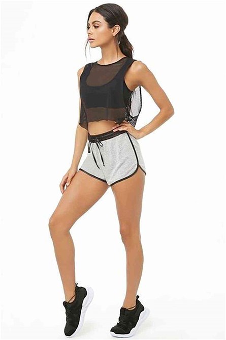 Women's short shorts - Gray # 310159