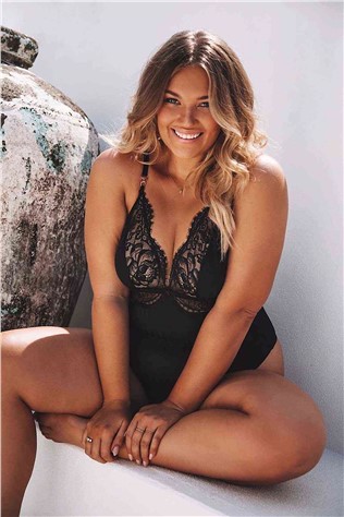 Women's lace body - Black # 310235