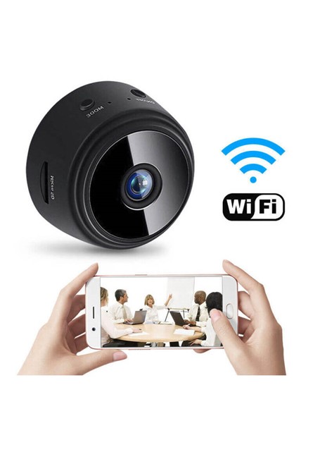 Mini security camera with rechargeable battery - Black 20210835829 Mini security camera with rechargeable battery - Black 20210835829