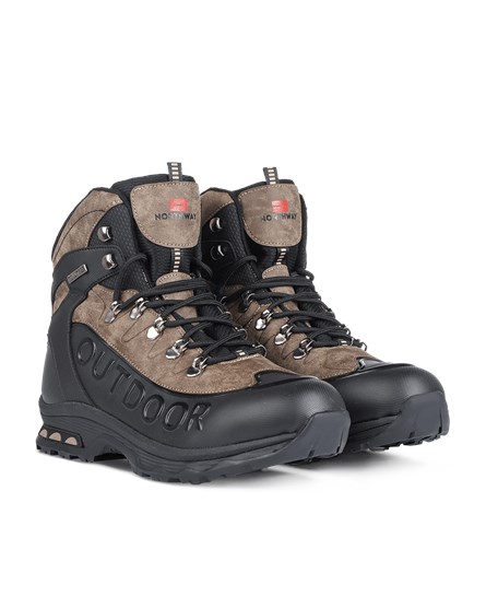 NORTHWAY Outdoor Mens Boots Black Brown 2335