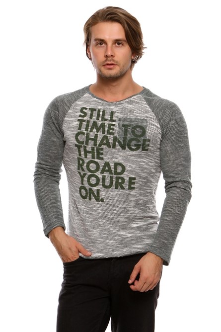 Men's Blouse Gray 44024
