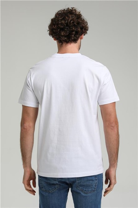 Men's Slim Fit T-Shirt 23SSM20287 - White #371582