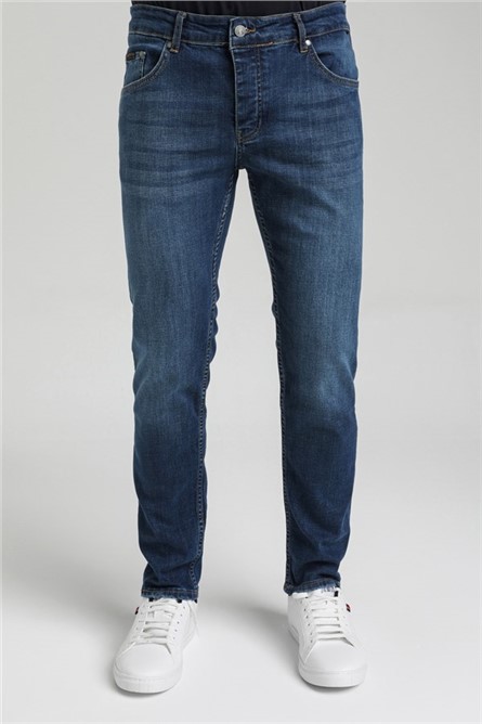 Men's Slim Fit Pants 23SSM40003 - Blue #371598