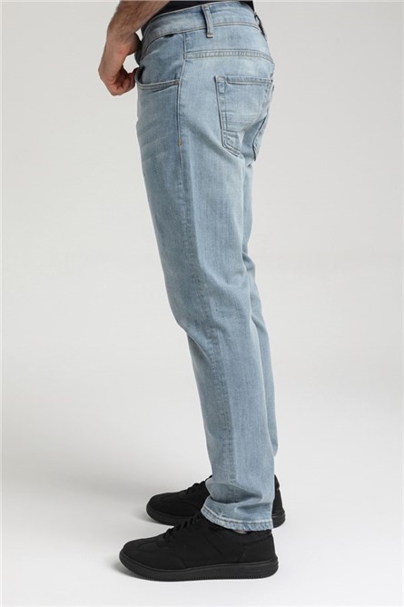 Men's Slim Fit Pants 23SSM40006 - Light Blue #371595