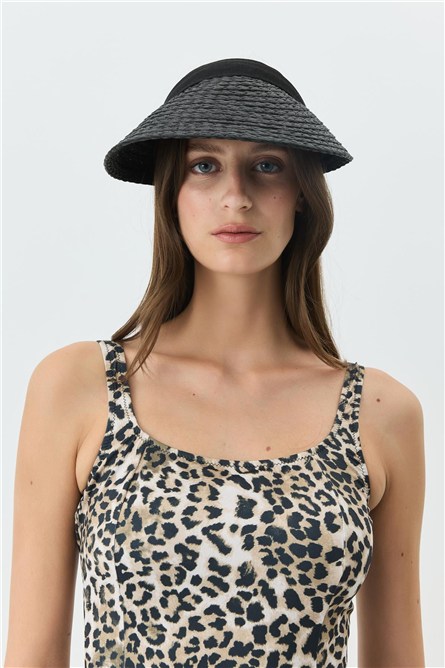 Straw Visor Hat Y8218  #452165