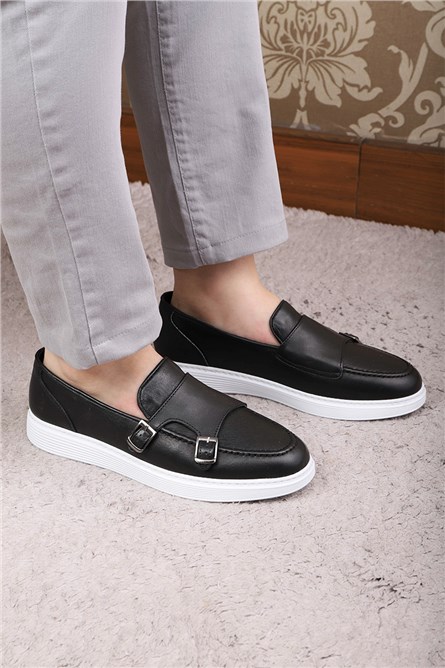 Ducavelli Strap Men's Casual Shoes Black 1810