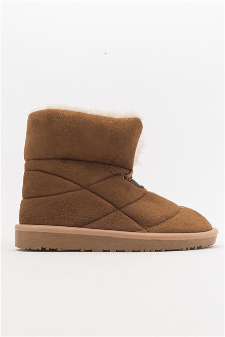 Women's Suede Snow Boots with Non-Slip Sole - Taba #405031