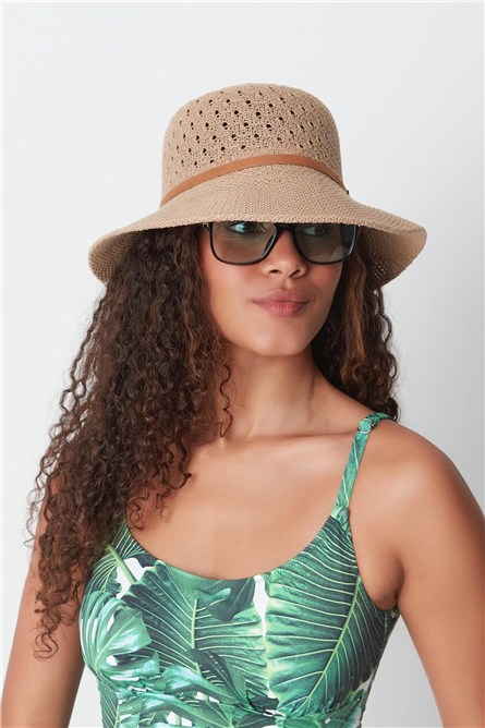 Mercerized Beach Hat T24740-15  #451465