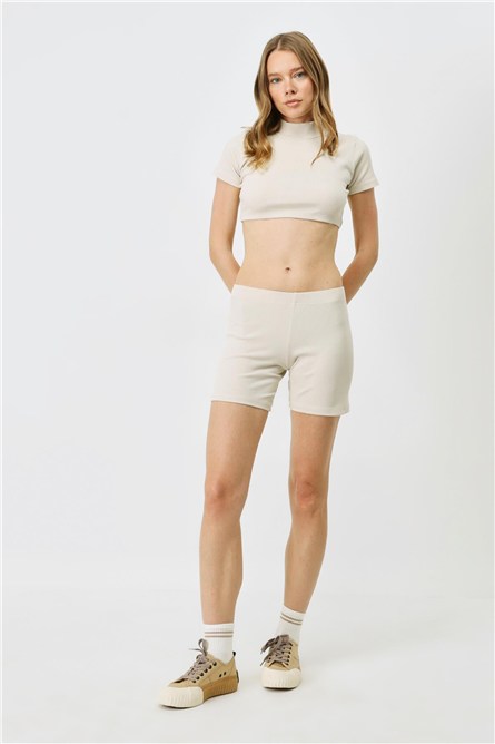 Women's Ribbed Knit Long Boxer 931  #451568