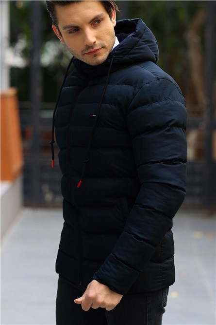 Men's Waterproof and Windproof Jacket QDM-190 - Navy Blue #409704