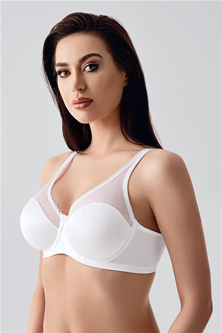 C&City Tulle Detail Minimiser Bra C12304  #451028