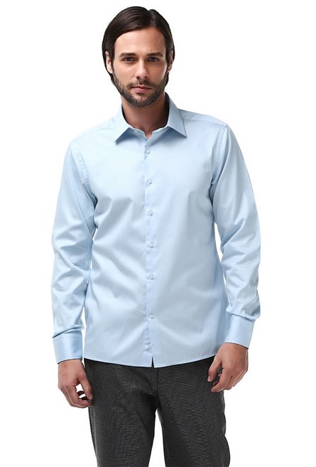 Centone Men's Shirt - Off Blue #269187