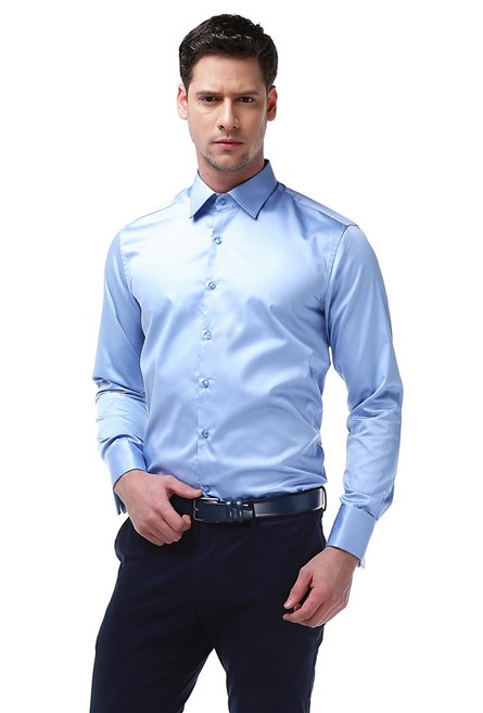 Centone Men's Shirt - Blue #269190