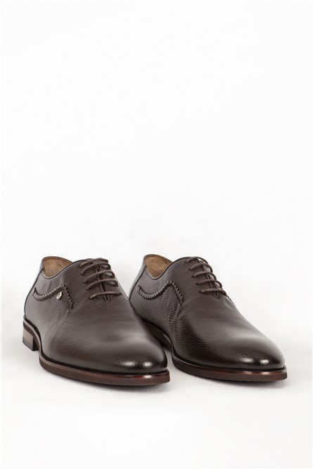 Men's Genuine Leather Formal Shoes 104H04 - Brown #382049