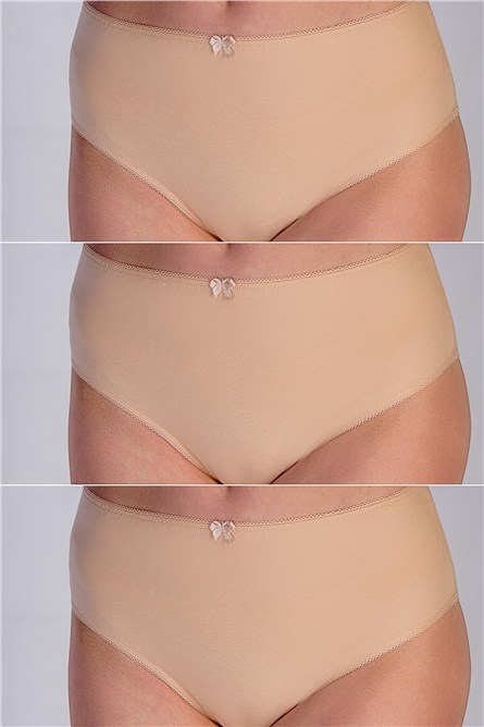 3-Pack High Waist Bikini Panties 5002  #451864