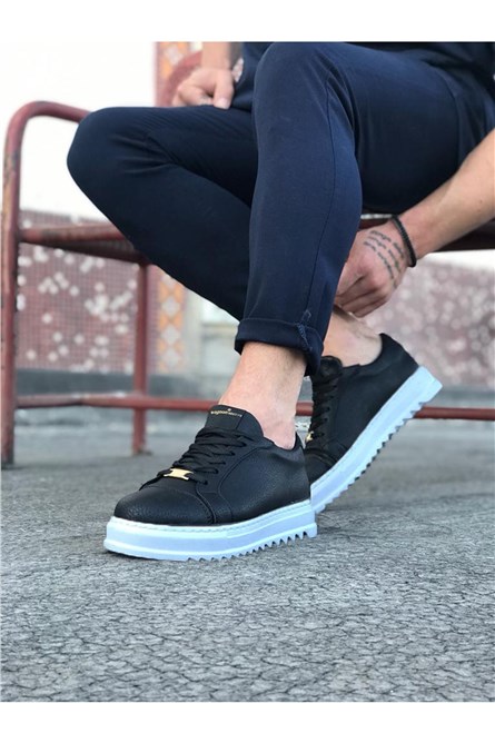 Men's Casual Shoes WG025 - Black #385359