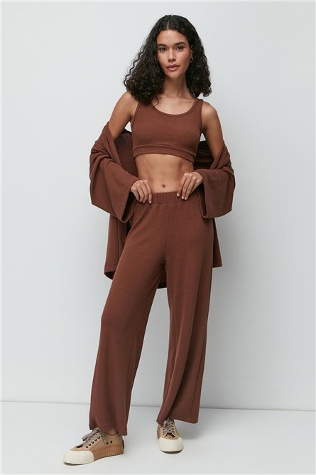 Ribbed 3-Piece Nightgown Set 9130  #451168