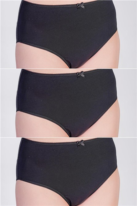 3-Pack High Waist Bikini Panties 5002  #451867