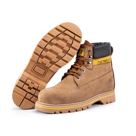 Ducavelli Men's Natural Nubuck Boots - Beige 
