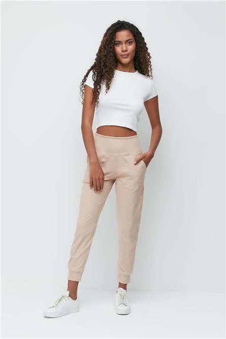 High Waist Cuffed Jogger Sweatpants 811  #451239