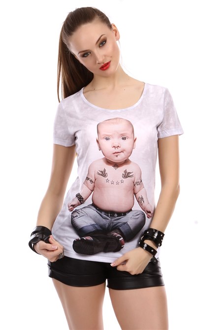 Ženska majica -Bijela #V046