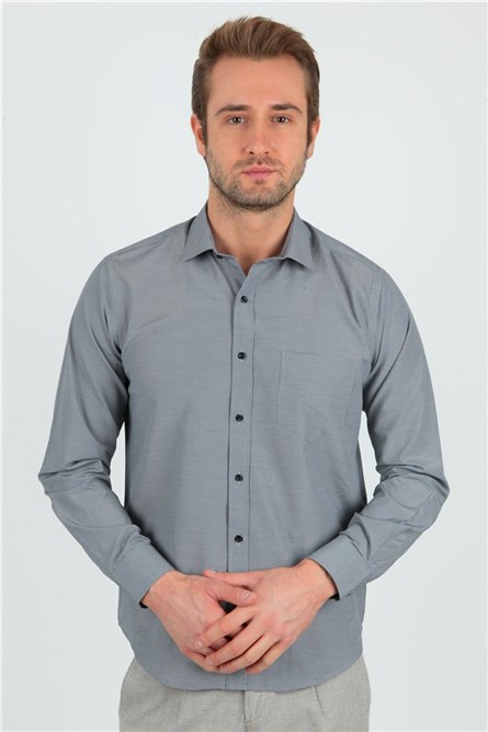 Centone Men's Shirt - Grey #268687