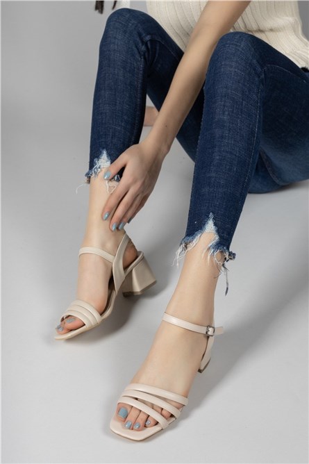 Women's sandals 0012355 - Light beige #325972