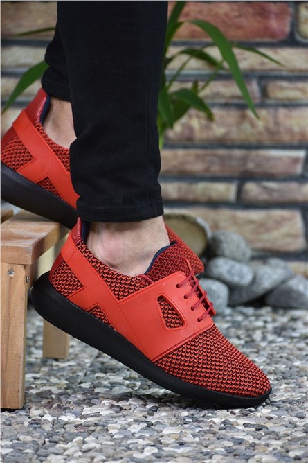 Men's sports shoes 0012702 - Red #325168