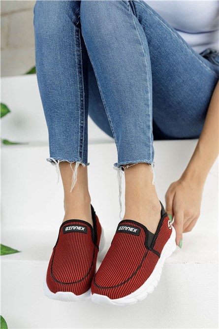 Унисекс спортни обувки 001204 - Червени с Черен #325981 Унисекс спортни обувки 001204 - Червени с Черен #325981