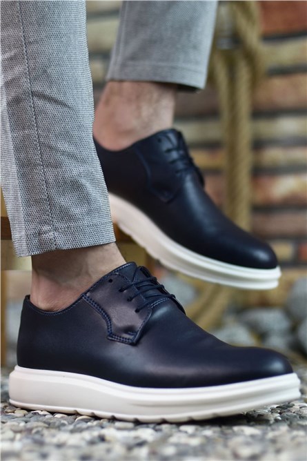 Мъжки ежедневни обувки 0012548 - Тъмносини #330376