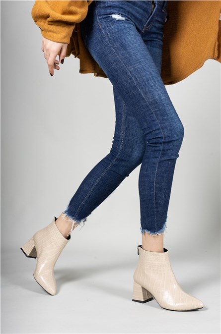 Women's boots 001291873 - Light beige # 326255