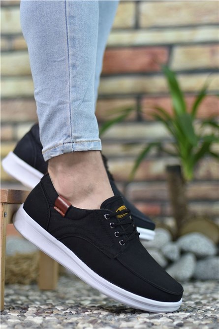 Men's sports shoes 001223 - Black #325179