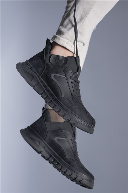 Men's Short Boots 0012369 - Black #358927